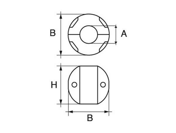 AG Zinc Shaft Anode 28.6mm 1-1/8"