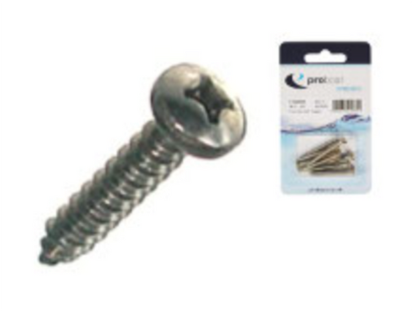 Proboat Self Tapping Screw Pan Head Pozi Head - 15 Sizes