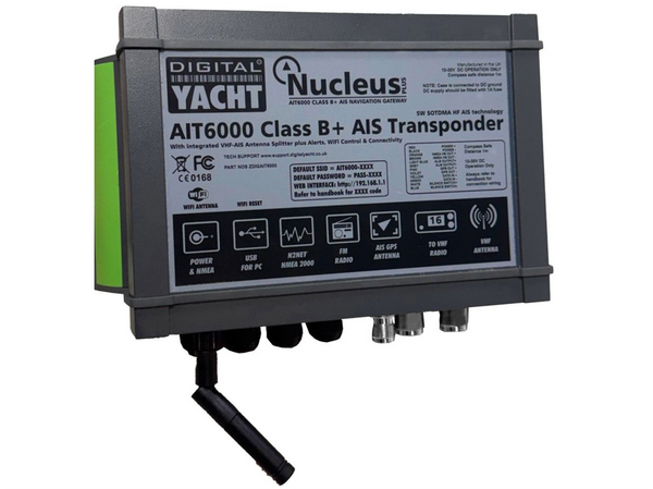 Digital Yacht AIT6000 Class B+ AIS Transponder With SPAIS Satellite Tracking