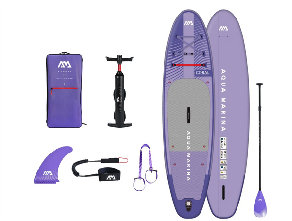 Aqua Marina Coral (Night Fade) - Advanced All-Around iSUP 10'2" - NEW 2026 MODEL - In Stock