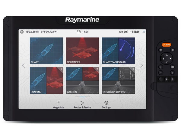 Raymarine Element 9S Display & Western European Lighthouse Chart