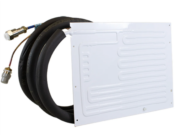 Frigomatic MILANO air cooled refrigeration kit, 80F Series F Plate evaporator - max volume fridge to 80 litre , Fridge thermostat (mechanical)