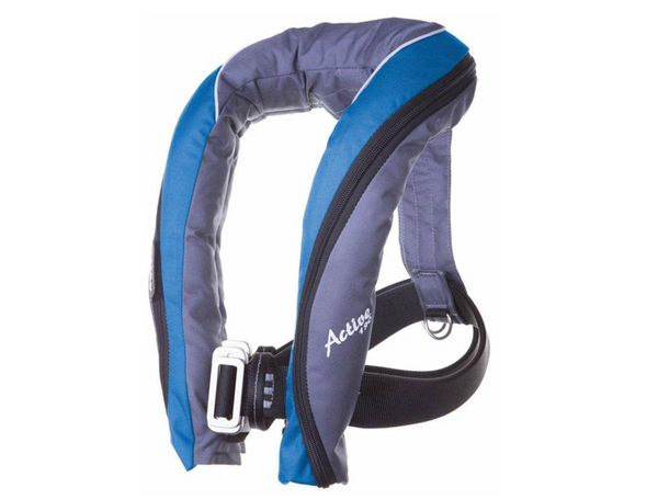 Seago Active 190N Pro Automatic+Harness Lifejacket - With Elite Cartridge - Red/Grey  0r Navy/Grey- In Stock