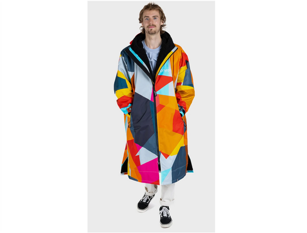 Dryrobe Advance Long Sleeve Change Robe in Abstract - Adult - 4 Sizes - In Stock - Special Edition