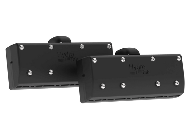 Hydrotab SR Series Interceptors Sets With Hub & Filos Control- 12/24V - The NEW Revolutionary Boat Trim System -  4 Sizes