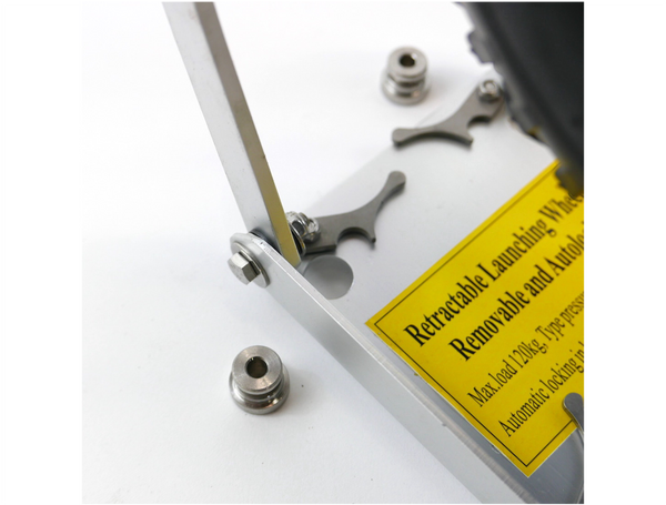 Rugged Heavy Duty Launching Wheels, Quick Release Option