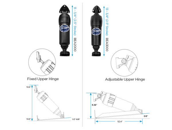 Bennett BOLT Electric Trim Tab System with All-In-One Indicator Control Switch - 8 Sizes