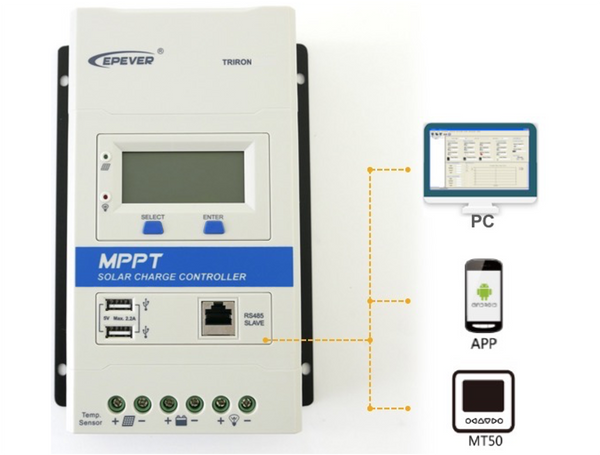 TRIRON MPPT Solar Charge Controller 10 / 20 / 30 / 40 Amps