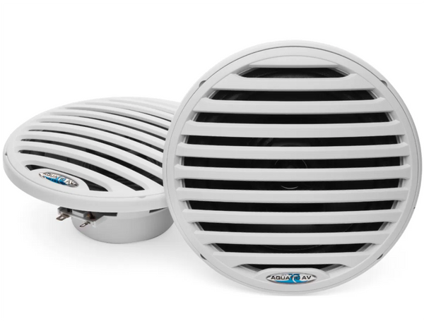 Aquatic 6.5" Economy Speakers- Pair - White & Black