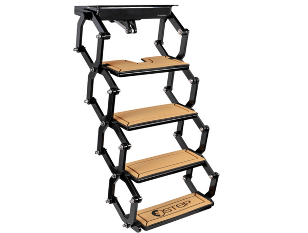 E-STEP Folding Electric Ladder - 3 or 4 Step Standard or Large - 12 or 24v - NEW