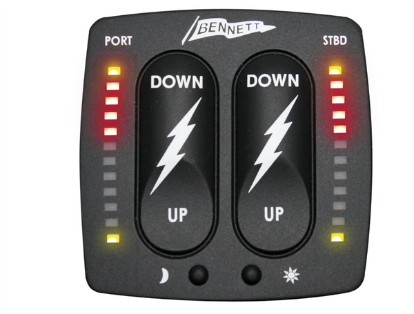 Bennett Bolt 1515BCI Trim Tabs System with Soft Touch Control &  15" x 15" Trim Plates - Cost Price whilst Stocks Last - In Stock