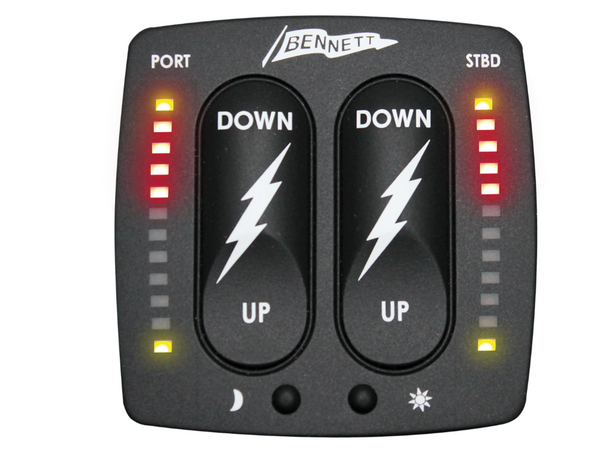 Bennett Bolt 1812BCI Trim Tabs System with  Soft Touch Control &  18" x 12" Trim Plates - Cost Price whilst Stocks Last - In Stock