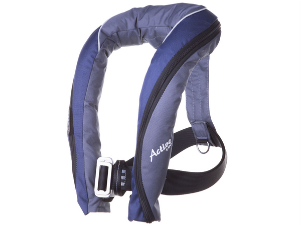 Seago Active 190N Pro Automatic+Harness Lifejacket - With Elite Cartridge - Red/Grey  0r Navy/Grey- In Stock