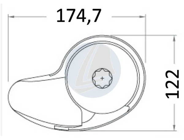 Italwinch Stainless Steel Vertical Motor Windlass  Smart -V 800w - 12V - 8mm  Chain - SPECIAL OFFER - 1 ONLY - UNDER HALF PRICE