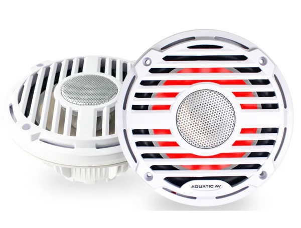 Aquatic 6.5" Pro Classic Speakers- Pair - White or Black