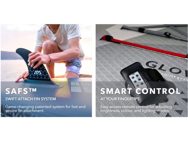 Aqua Marina Glow - All-Around iSUP with Ambient Light System 10'4" NEW 2026 Model - In Stock