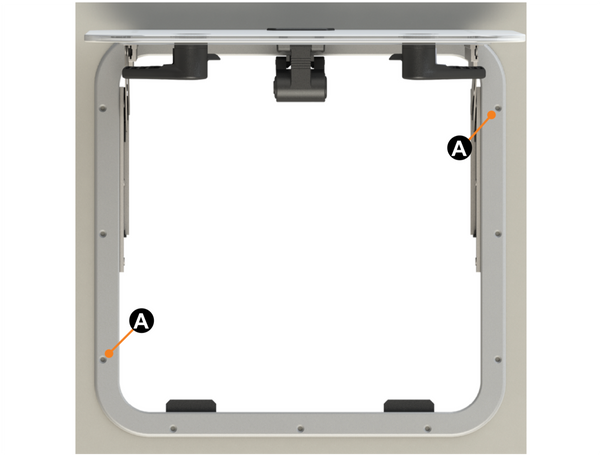 Lewmar Ultra-Low Profile Hatch - Flush - Internal Handles - 10 Sizes