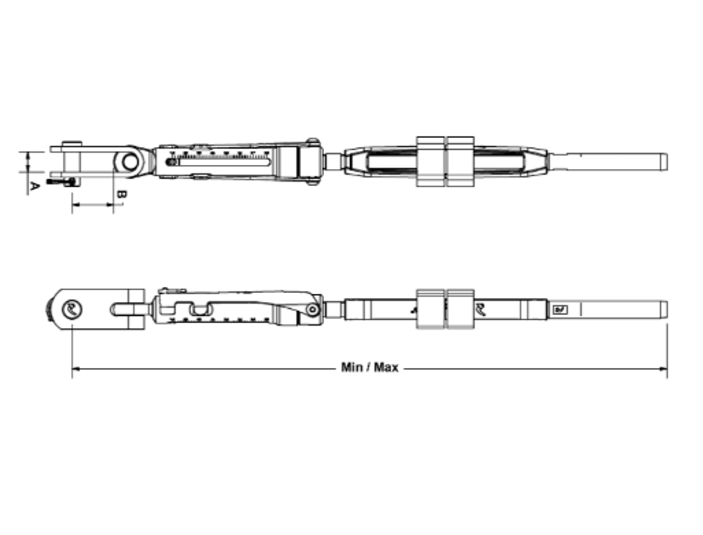 Blue Wave QRT Backstay Adjuster - 6 Sizes - The Wetworks