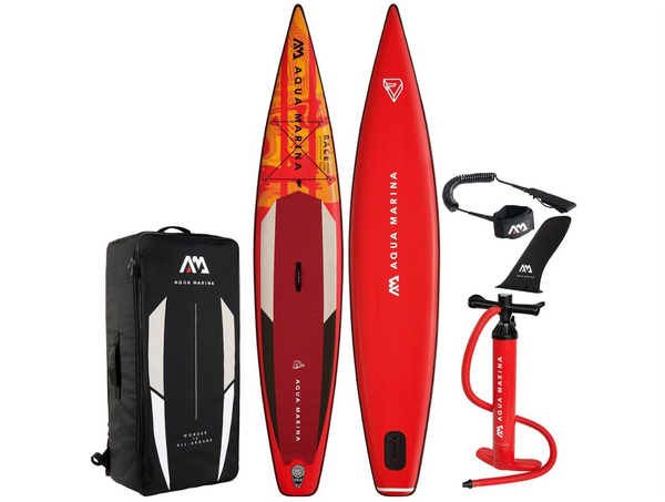 Aqua Marina Race 14' 0" Race iSUP w/ Coil Leash - 2024 Model - In Stock