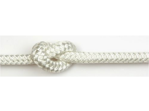 Kingfisher Braid On Braid Rope 16 Platt- Sizes 6,8 & 10mm - Colour White