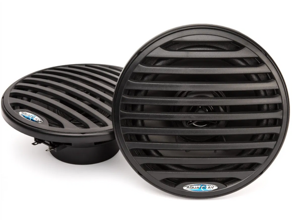 Aquatic 6.5" Economy Speakers- Pair - White & Black