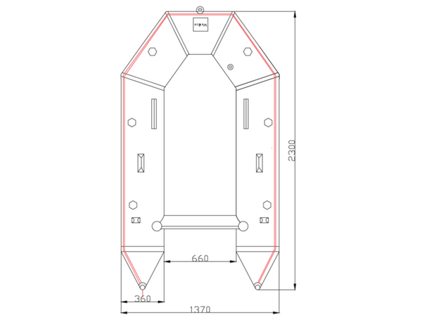 WavEco ST Inflatable boats-Slatted-2.3M - In Stock
