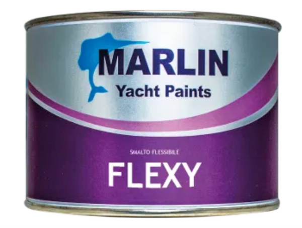 Marlin Flexy Enamel - 0.75L - Suitable for Inflatable Boats - Colours White or Grey
