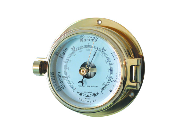 meridian zero channel brass barometer