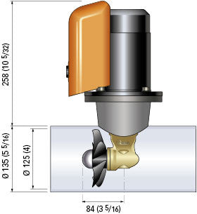 Quick 30KGF Bow Thruster Kit 12V Boats 7-8m