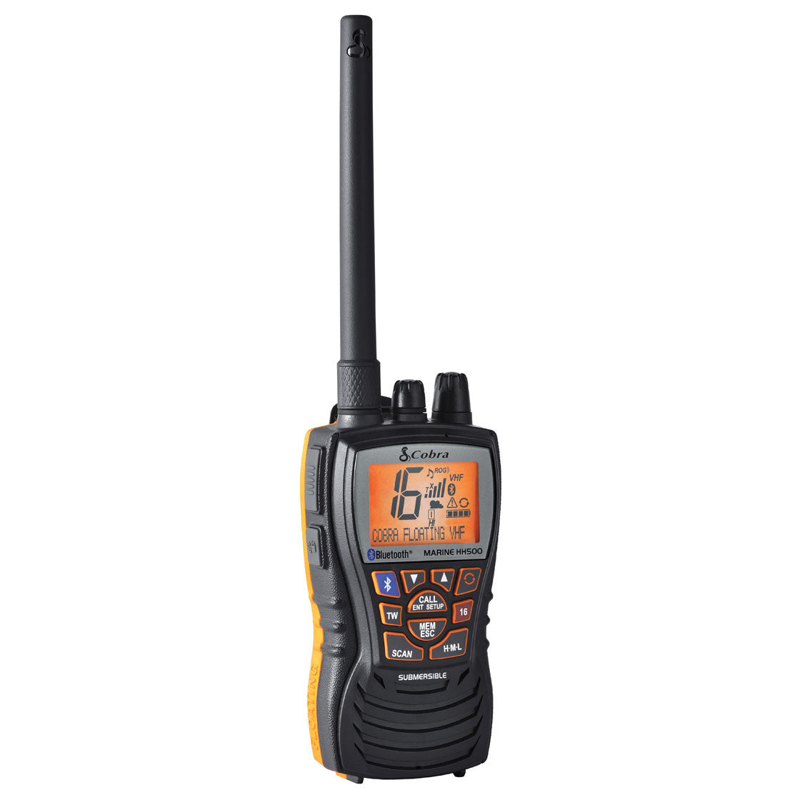 Cobra HH500 FLOATING Handheld VHF Marine Radio (Bluetooth) The Wetworks