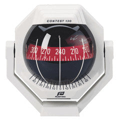 Plastimo Contest 130 Vertical Bulkhead Compass with Red Card
