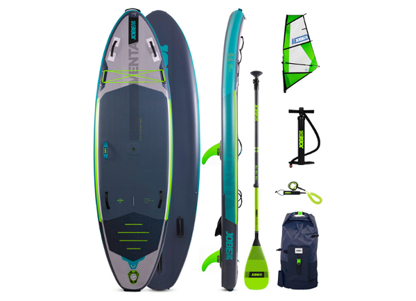 Jobe Venta 9.6" Inflatable Paddle Board with Venta SUP Sail - 2021 Model Available Late April