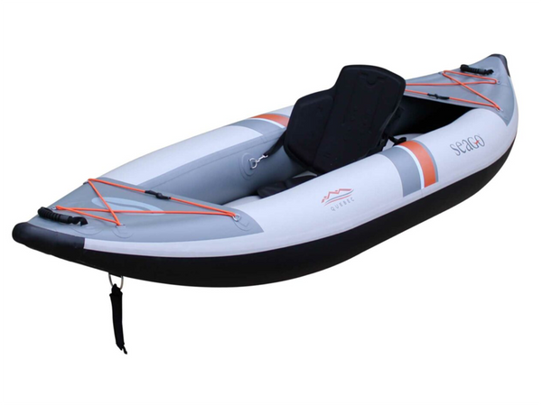 Sevylor Quebec 1 Person Kayak - Light/Mid Grey