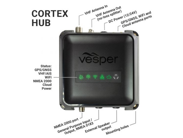 Vesper Cortex-V1 Marine VHF Radio with SOTDMA smartAIS & Wired Handset