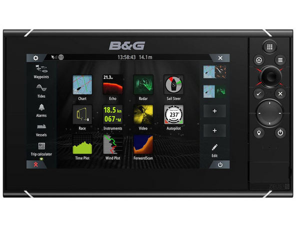 B&G Zeus 3S 9" Chartplotter with World Basemap - Get £300.00 Cashback  ( Conditions Apply )