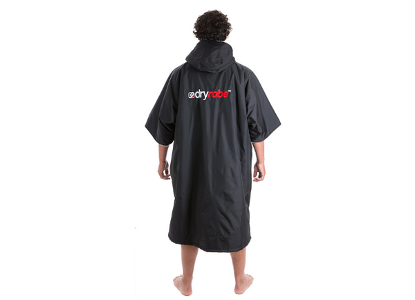 Dryrobe Advance Short Sleeve Medium - Black/Grey, Black/Blue, Black/Red or Black/Pink - In Stock