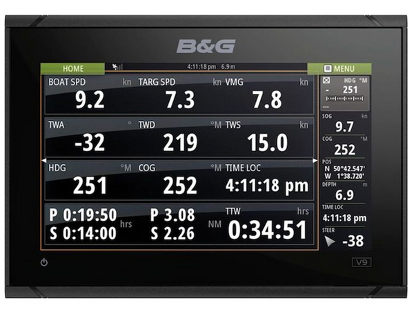 B&G Vulcan 9" Chartplotter with Global Basemap