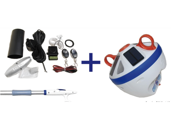 Clik Gold Radio Remote Controlled Self-Flooding Buoy for Retrieval of the Mooring Line ((lazy line)
