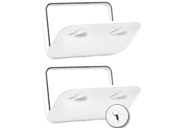 Nuova Rade Top Line Hatch 353 x 606mm - White, Cream, Grey & Black -With & Without Lock