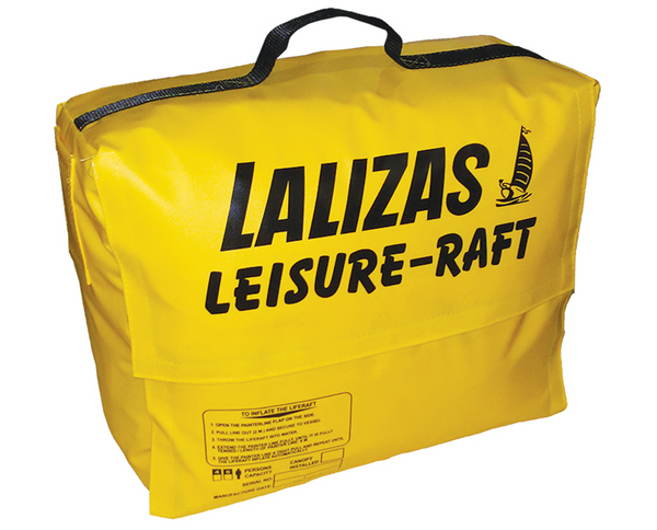 Lalizas Compact Leisure Liferaft in Valise with Canopy- 4 & 6 Man