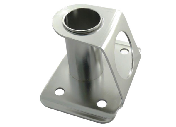 Proboat Stnd Stainless Steel Stanchion Base - Rectangle 0º