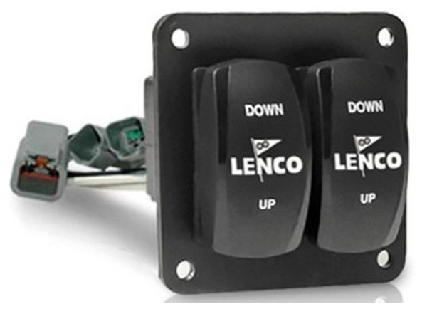 Lenco Double Rocker Switch Kit for Single Actuators