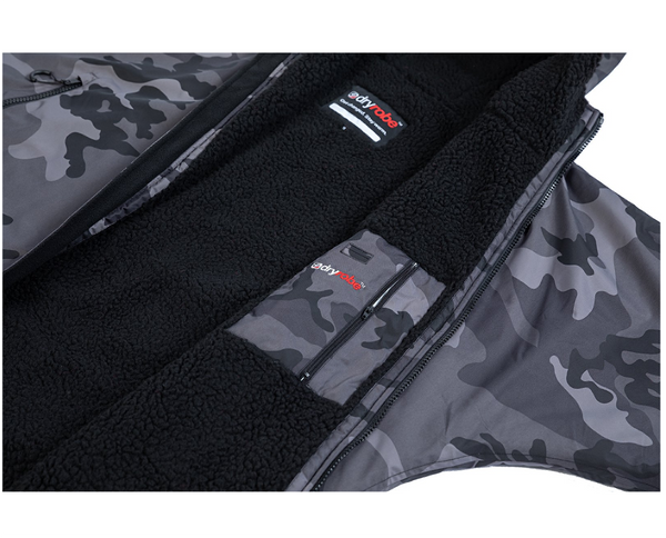 Dryrobe Advance Long Sleeve Black Camo Black - 2 Sizes - In Stock