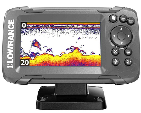Lowrance HOOK² 4x Fishfinder GPS Bullet Skimmer ROW