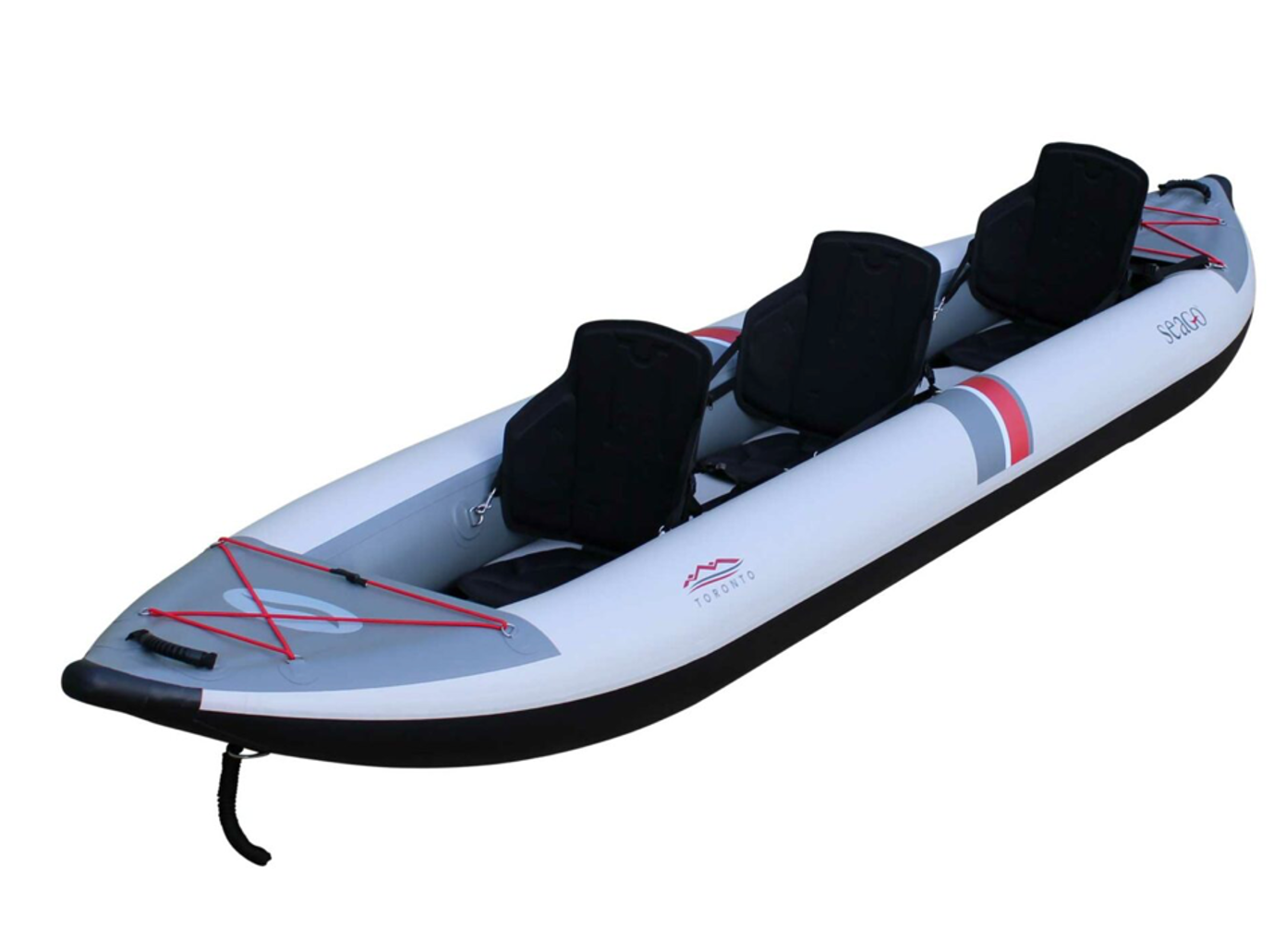 Seago Toronto 3 Person Inflatable Kayak - Light/Mid Grey - In Stock ...