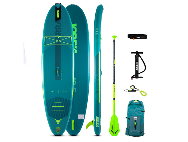 Jobe Yarra 10.6 Inflatable Paddle Board Package Teal - NEW - 2023 Model