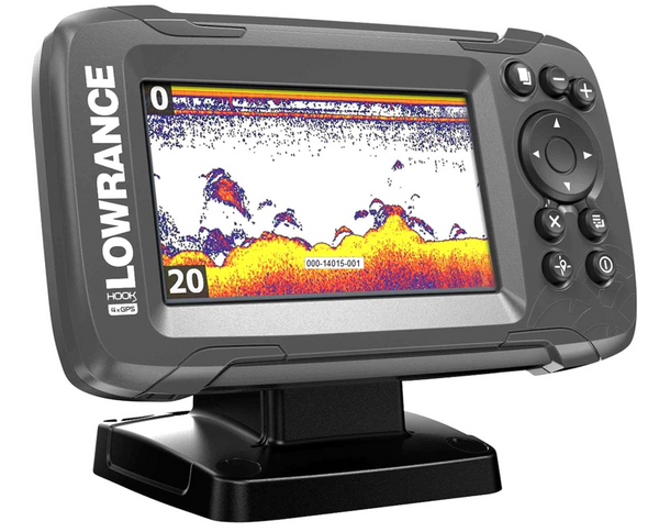 Lowrance HOOK² 4x Fishfinder GPS Bullet Skimmer ROW
