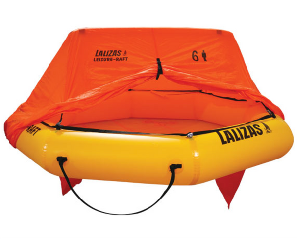 Lalizas Compact Leisure Liferaft in Valise with Canopy- 4 & 6 Man - The ...