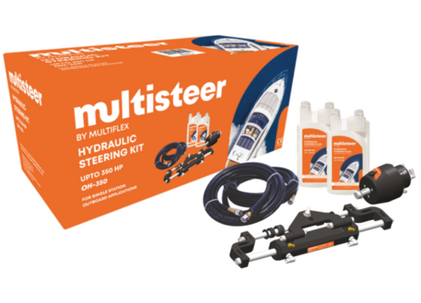 Multiflex Multisteer Hydraulic Outboard Steering Kits - 3 Models - 115/175/350 HP All in Stock