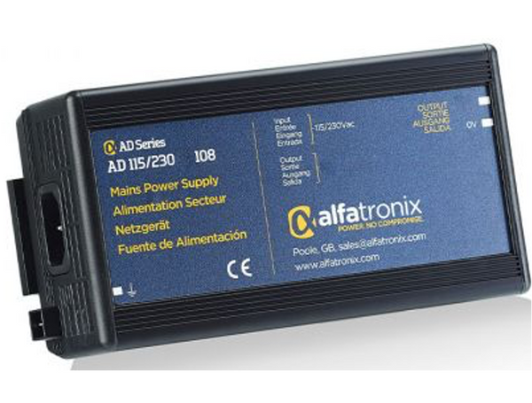 Alfatronix 115 / 230V AD Series Power Supply - 24v / 108W (4.5A)